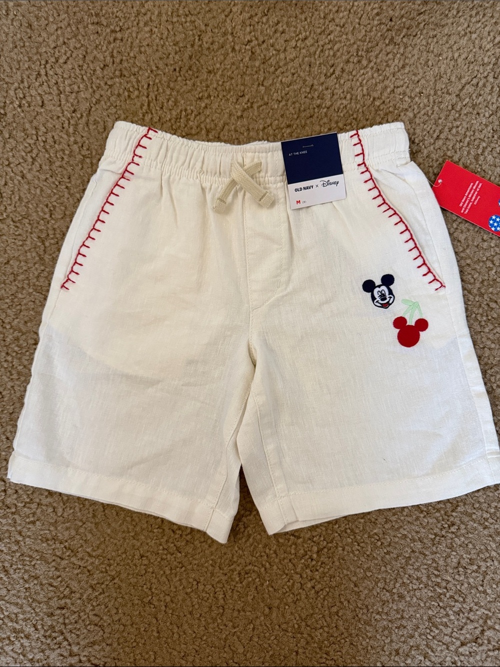 Old Navy x Disney Mickey Mouse Embroidered Kids Shorts